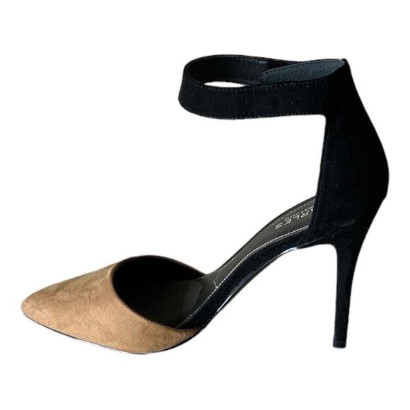 Charles David Shoes Women's Size 9M Pointy Stiletto Pumps Ankle Strap Two-Tone - Picture 5 of 13